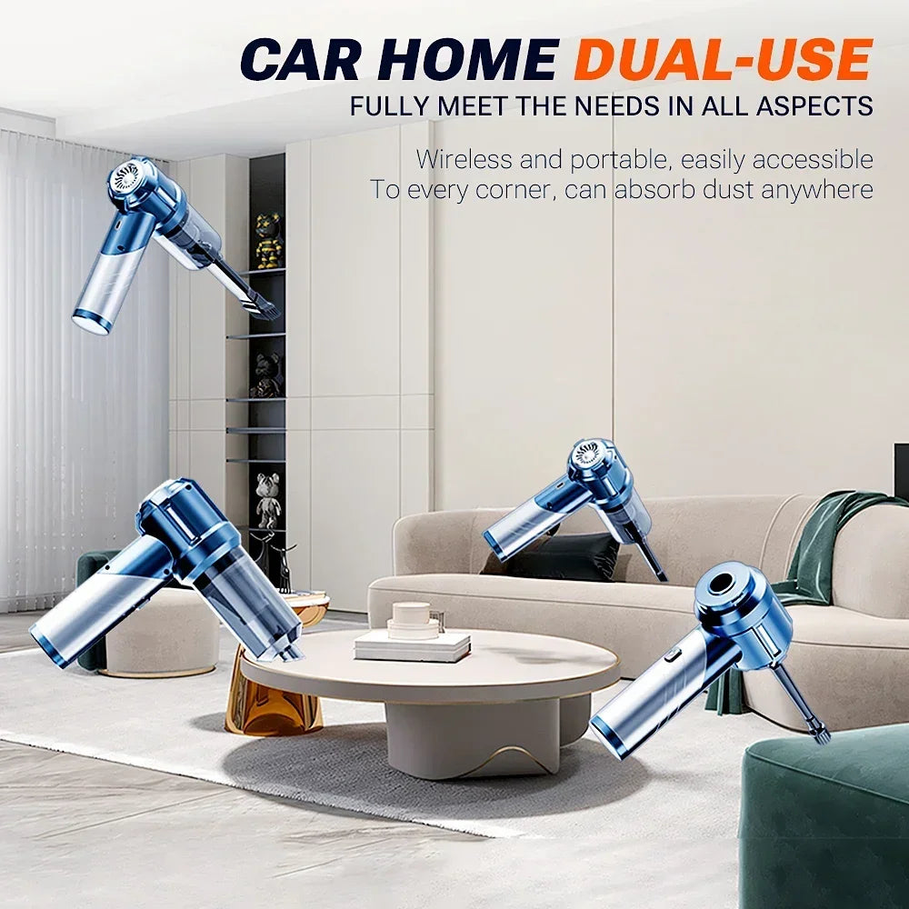 SZUK Car Vacuum Cleaner Portable Handheld Mini Vacuum Cleaner Cordless Strong Suction Car Cleaner Car Vacuum Home Appliance