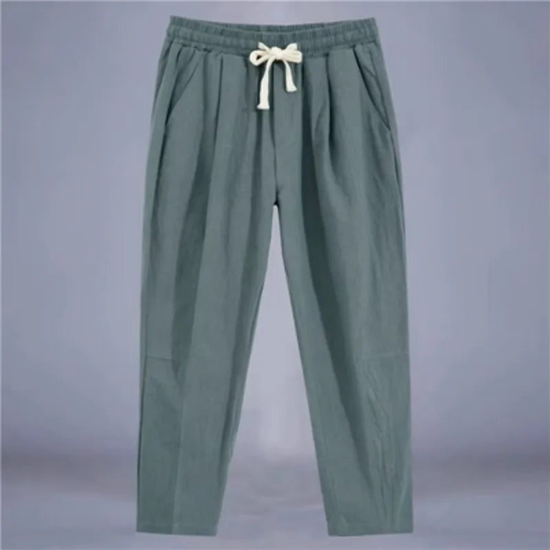 Men's Trousers Cotton Linen Fashion Casual Pants