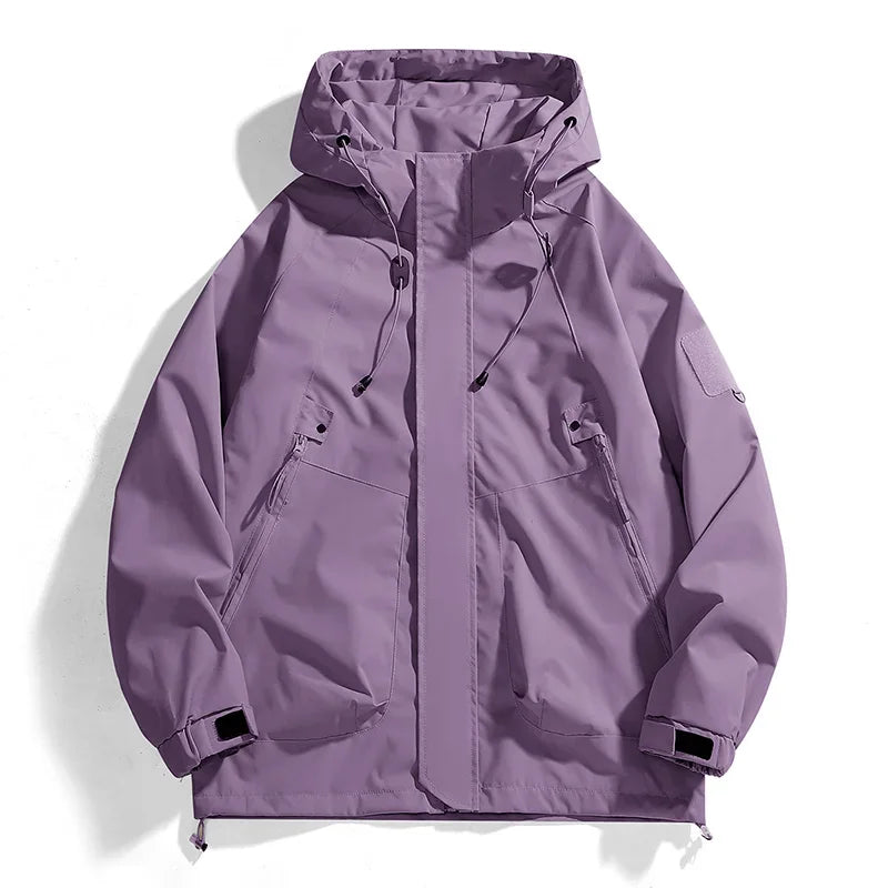 Unisex Outdoor Waterproof Jacket Windbreaker Coat Autumn Breathable Fishing Camping Windproof Jackets Men Women Clothing