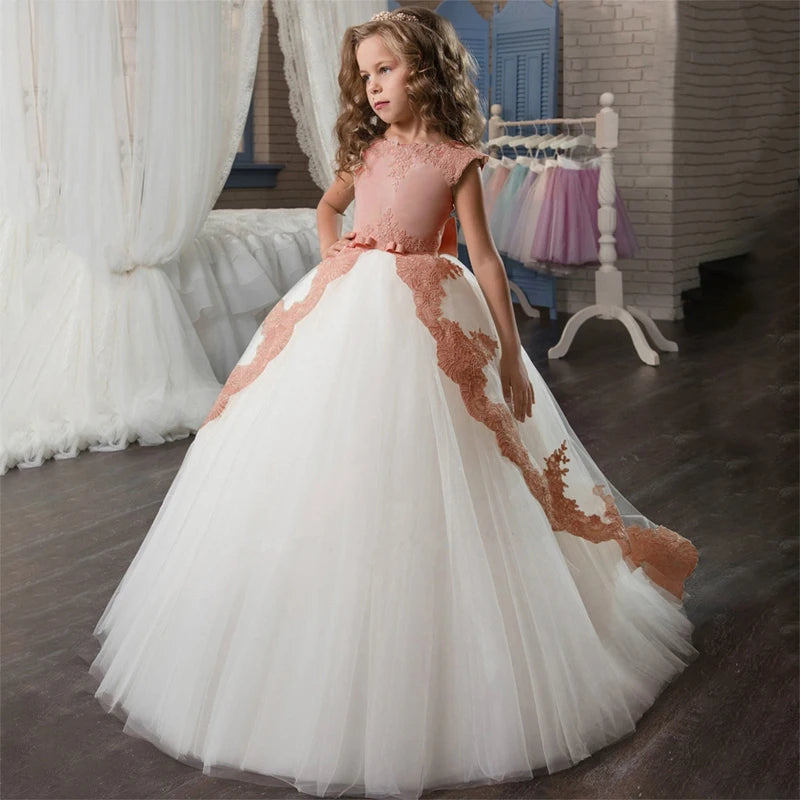 Girl Birthday Party Dress Children Prom Clothes