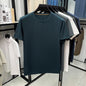 New Men's Casual and Fashionable Bone Flower Short Sleeved T-shirt