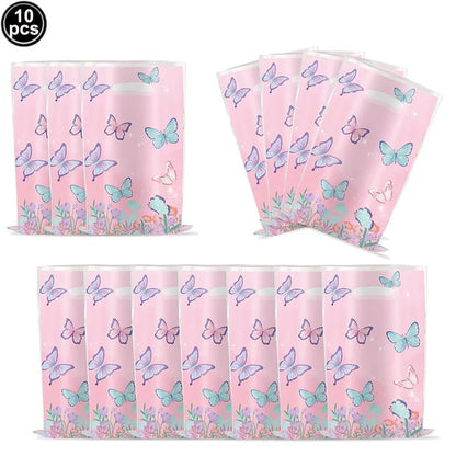 1set Pink Butterfly Balloons 32inch Number Balloon Set Happy Birthday Butterfly Foil Balloon Baby Shower Birthday Party Decors