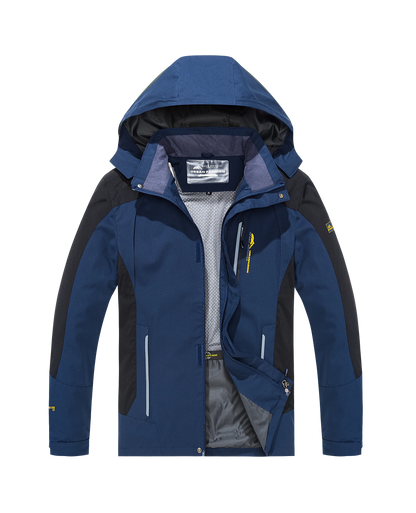 Men's Waterproof Jacket Large Size Windproof Windbreaker Camping Hunting Running Trekking Fishing Coat Men Outdoor