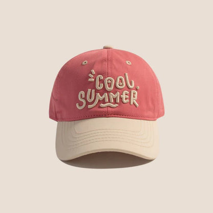 Contrasting Color Children Baseball Hat Kids Sun Shading Duck Tongue Cap Fashion Embroidery Baby Duckbill Hats 2-7Year Boys Girl