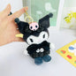 Sanrioed Kawaii Hello Kitty  Kuromi  Plush Doll Toys Pendant Cute Plush  Keychain Bag Pendant Christmas Gifts12CM
