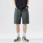 Summer men's seven inch jeans fashion design men's jeans slim fit straight leg short jeans casual loose wide leg denim shorts