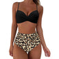 Vintage High Waist Bikinis 2025 Women Push Up Swimwear Printed Swimsuit Female Beachwear Summer Bathers Bathing Suit Swimming