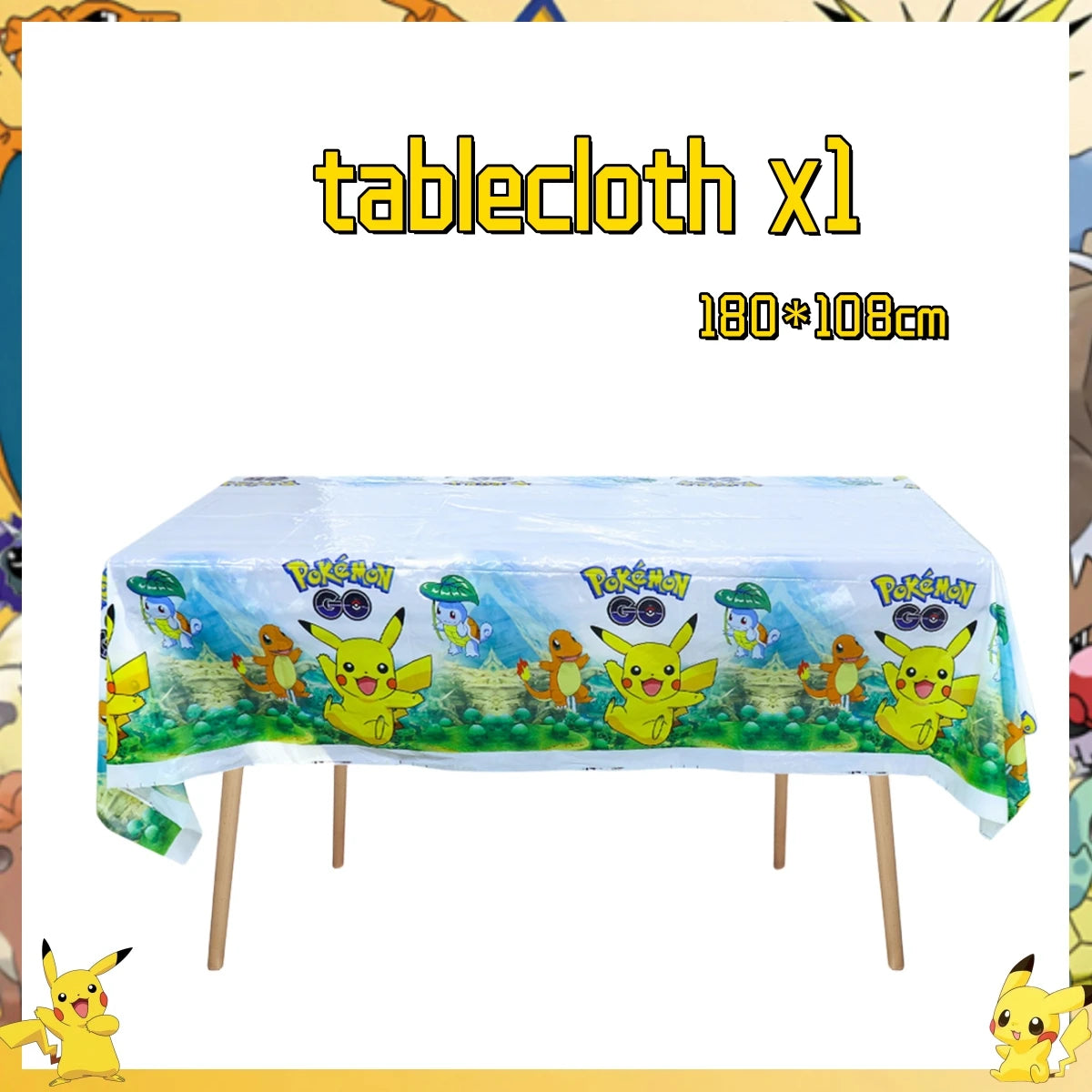 Pokemon Birthday Party Decor Pikachu Disposable Tableware Tablecloth Cup Plate Napkin Balloons Baby Shower Kids Party