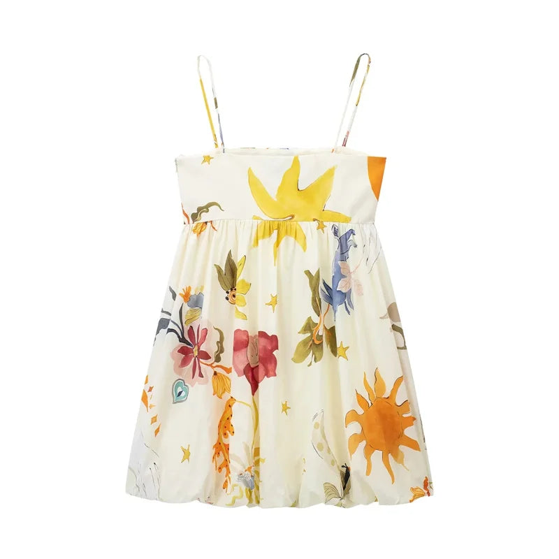 Mini Dress Women Sleeveless Summer Dress