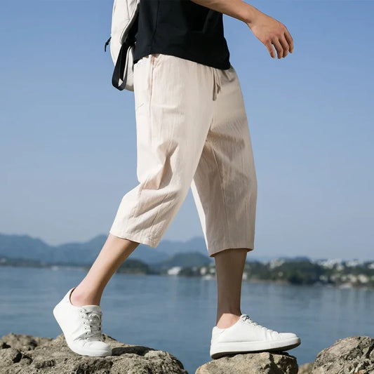 Summer Casual Linen Short Pants