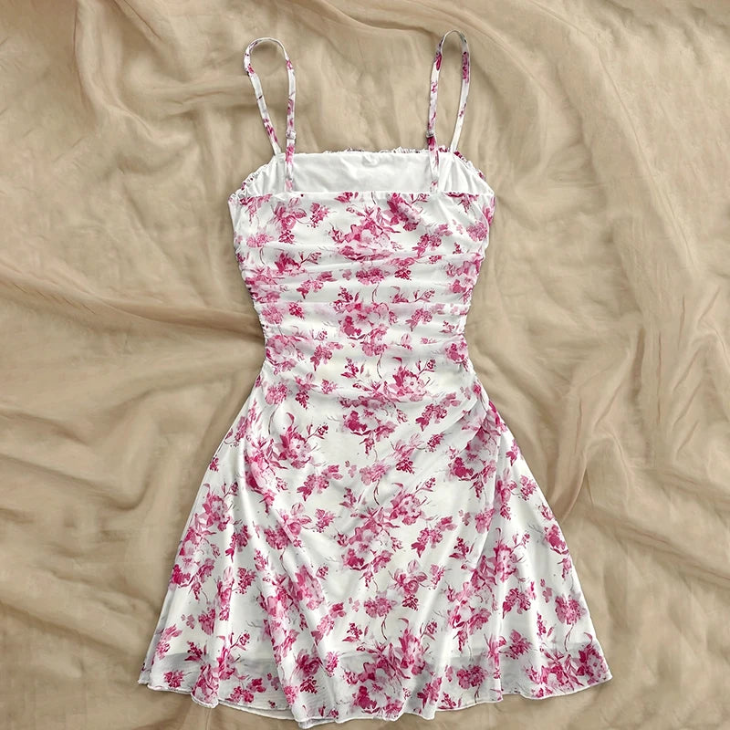 French Floral Slip Dress