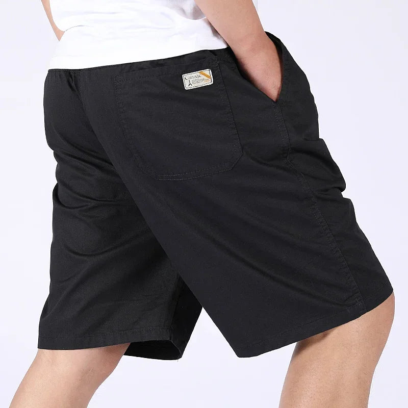Men's Cotton Cargo Shorts Streetwear Men Casual Summer Breathable Washed Cotton Shorts Sports Shorts 5XL Workwear Short Pants