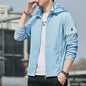 Summer Hooded Jacket Men Waterproof Sun Protection Clothing Fishing Hunting Clothes Quick Dry Skin Windbreaker