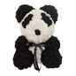 40cm Artificial Rose Heart Teddy Bear Handmade Bear of Roses For Women Valentine's Day Wedding Bithday Gift