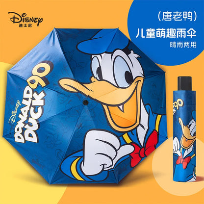 Marvel Children's Umbrella Boys Girls Kids Student Baby Cartoon Spider-Man Captain America Sunscreen Umbrella Elsa Girl Umbrella
