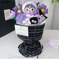 Sanrio Anime Kuromi Plush Flower Bouquet Cartoon Hellokitty Cinnamoroll Stuffed Plush Toy Kawaii Decor Doll Girl Valentine Gift
