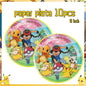 Pokemon Birthday Party Decor Pikachu Disposable Tableware Tablecloth Cup Plate Napkin Balloons Baby Shower Kids Party