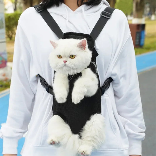 Cat Carrier Bag Pet Double Shoulder Backpack Portable Bag Outdoor Travel Camping Hiking Cat Bag Dog Bag