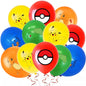 pokemon Latex Balloons Birthday Party Supplies Cartoon Pikachu Balloon Baby Shower Kids Favor For Party Decorations