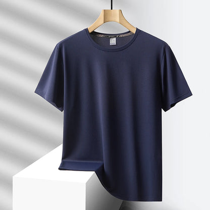 Plus Size T-Shirts Men Summer Clothing Male Tshirt 6XL 7XL Tee Shirts Man Basic Solid Casual Hiking Top Tees Camping Wearing Man