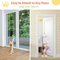 Cat Toy Hang on The Swing Hang on The Door Hang Elastic Feather Toy