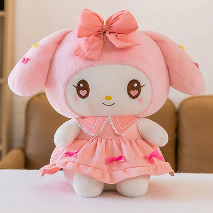 Big Size Plush Kuromi Melody Cinnamoroll Toys Pillow Anime Stuffed Dolls Anime Sofa Cushion Girl's Room Decoration Xmas Gift