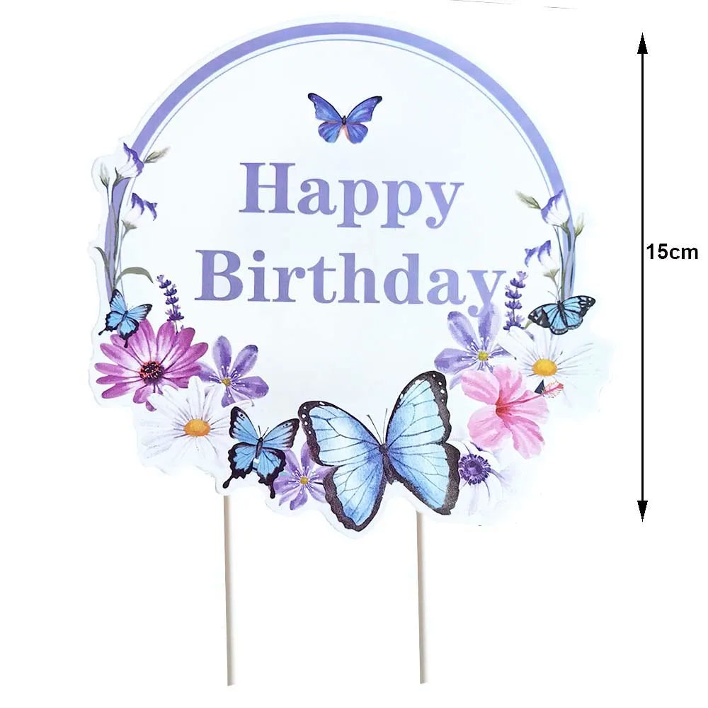 1set Pink Butterfly Balloons 32inch Number Balloon Set Happy Birthday Butterfly Foil Balloon Baby Shower Birthday Party Decors