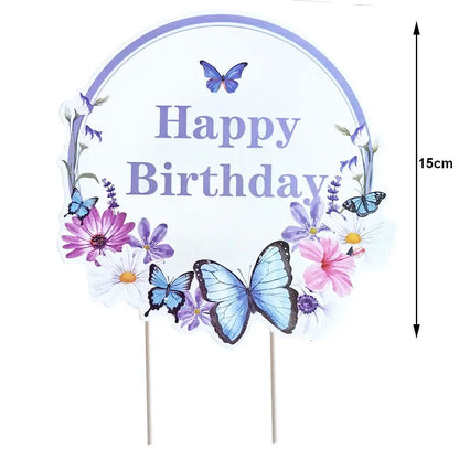 1set Pink Butterfly Balloons 32inch Number Balloon Set Happy Birthday Butterfly Foil Balloon Baby Shower Birthday Party Decors