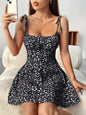 Summer Floral  Strap Beach Short Dress