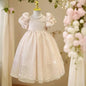 2025 Summer New Style Women's Baby Princess Dress Puffy Sleeves Trendy Girls Casual Dresses