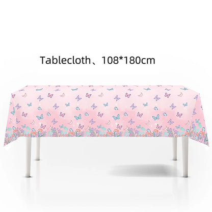 1set Pink Butterfly Balloons 32inch Number Balloon Set Happy Birthday Butterfly Foil Balloon Baby Shower Birthday Party Decors