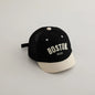 Summer Baby Short Brim Baseball Cap Patchwork Adjustable Mesh Sun Hat For Boy Girl Letter Embroidery Infant Duck Tongue Caps