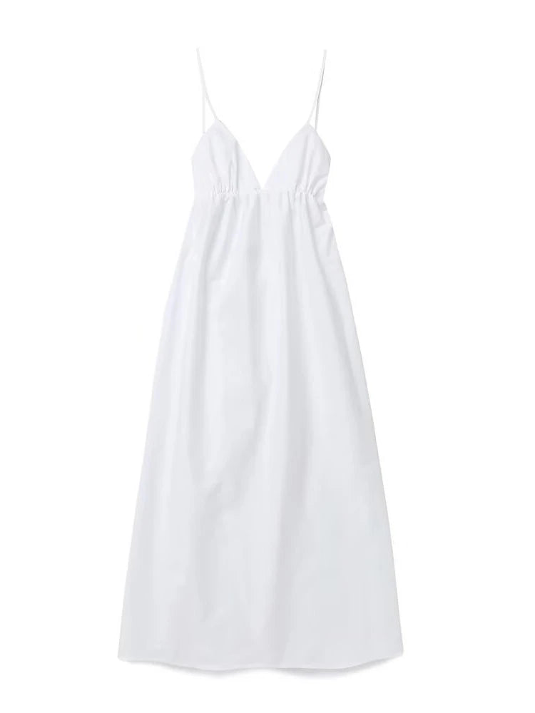 Backless Midi Dress