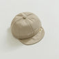 Solid Color Baby Baseball Cap Simple Letter Infant Peaked Hat Spring Autumn Adjustable Soft-brim Toddler Boy Girl Sun Hats