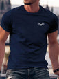 Seagull Men Cotton T-shirt