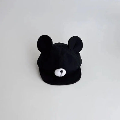 Cute Bear Ear Baby Hat Kids Boy Girl Soft Cotton Peaked Bonnet Caps Children Cartoon Casual Sun Visor Hats