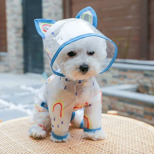 Dog Raincoat Waterproof Pet Clothes Accessories Dogs Apparel Apparels Small Clothing Pieces Hooded