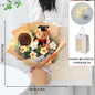 DIY Simulated Flower Bouquet Crochet Sunflower Finished Product Bouquet Graduation Doctoral Bear Valentine's Day Birthday Gift