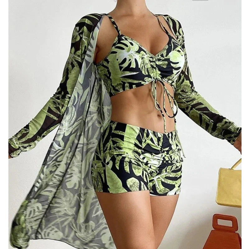 Beach Wear Three-Piece Suits
