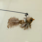 Funny Bird Feather Cat Wand With Bell Accessories Interactive Toys For Cats Kitten Hunting Teaser Exercise Pet Products
