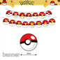 Pokemon Happy Birthday Banner Party Decoration Pikachu Flag banner Baby Shower Kids Boys Favors Gifts