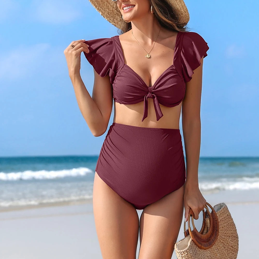 Women Maternity Bikini Set