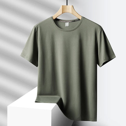 Plus Size T-Shirts Men Summer Clothing Male Tshirt 6XL 7XL Tee Shirts Man Basic Solid Casual Hiking Top Tees Camping Wearing Man