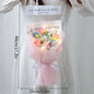 Graduation Bouquet 2025 Crochet Flowers Bouquet Knitted Flowers Artificial Flower Wedding Gift for Guests Valentine's Day Gift