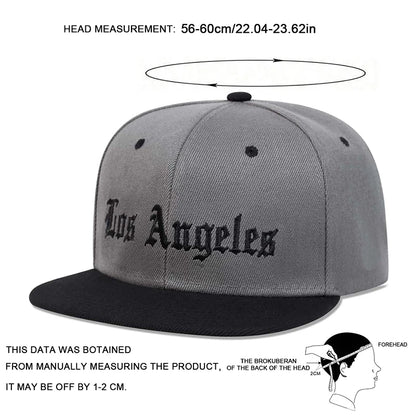 Los Angeles Cap Hip Hop cotton snapback hat for men women adult outdoor casual adjustable