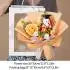 DIY Simulated Flower Bouquet Crochet Sunflower Finished Product Bouquet Graduation Doctoral Bear Valentine's Day Birthday Gift