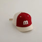 Summer Baby Short Brim Baseball Cap Patchwork Adjustable Mesh Sun Hat For Boy Girl Letter Embroidery Infant Duck Tongue Caps
