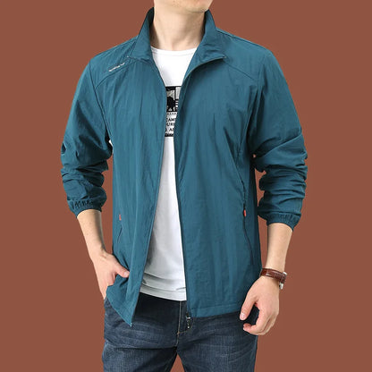 Summer Sun Protection Clothing Men's Light and Cool Mountaineering Running Jacket Ultrathin Fishing Hunting Dry Skin Windbreaker