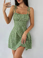 Summer Floral  Strap Beach Short Dress