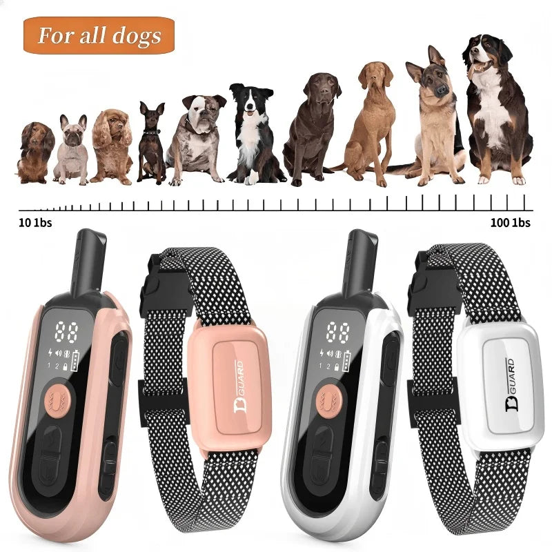 YHLC 3300ft Automatic Anti Barking Dog Collar, Rechargeable Bark Stopper, Stop Barkin, Electric Training Collar for Dog